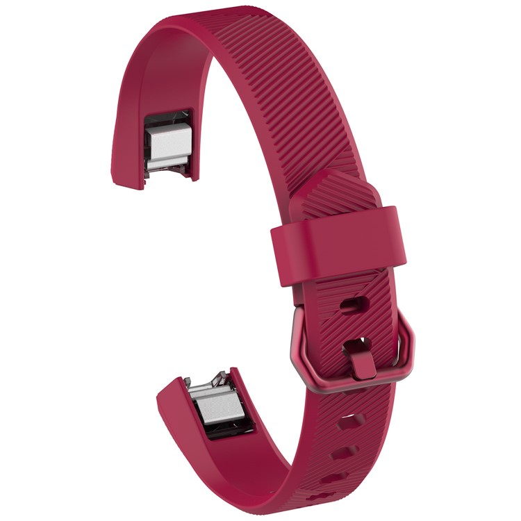 Adjustable TPU + TPE Watch Strap Replacement for Fitbit Alta HR (10.5 +10 cm) - Rose-1