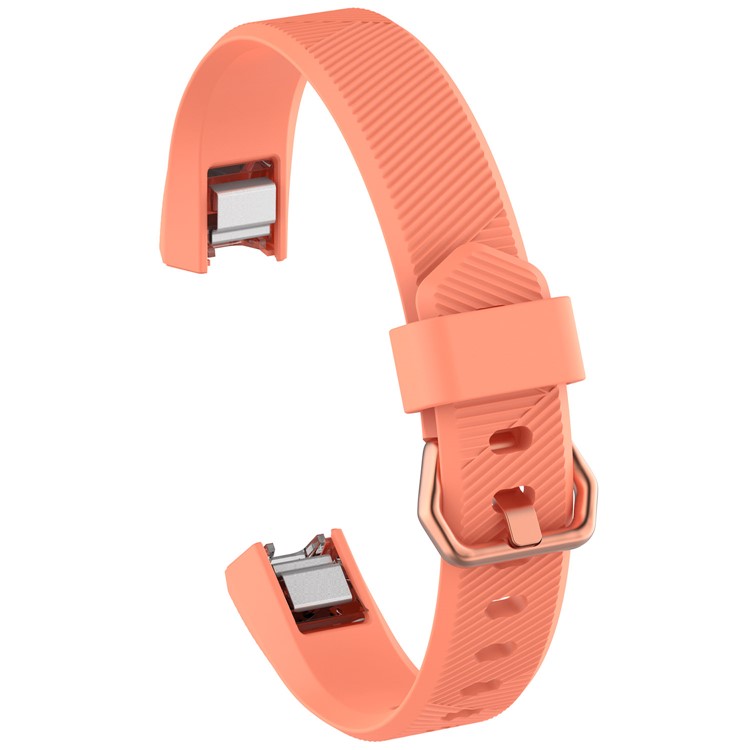 TPU + TPE Soft Watch Band for Fitbit Alta HR (10.5 +10 cm) - Orange-1