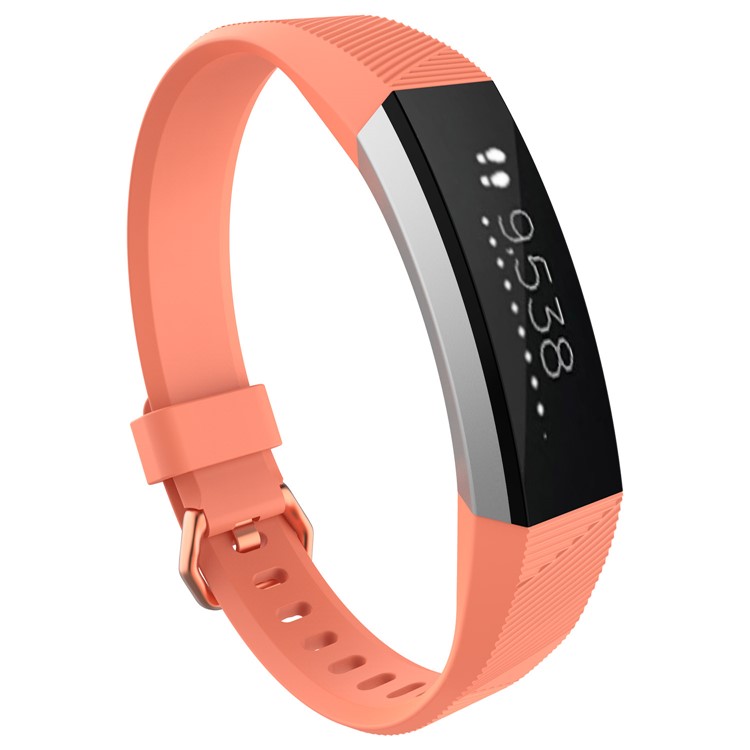 TPU + TPE Soft Watch Band for Fitbit Alta HR (10.5 +10 cm) - Orange-3