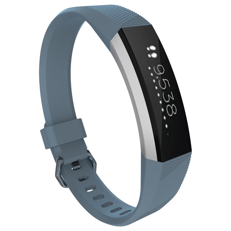 Adjustable TPU + TPE Replacement Watch Band for Fitbit Alta HR (10.5 +10 cm) - Baby Blue-3