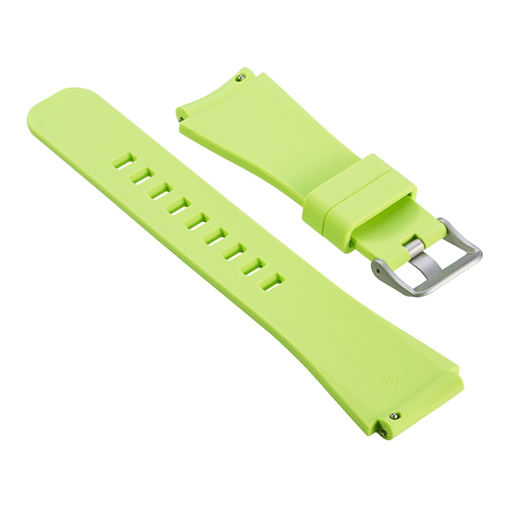 Soft Sports Silicone Watch Band Strap Part Replacement, Length: 19cm for Samsung Gear S3 Frontier - Green-3