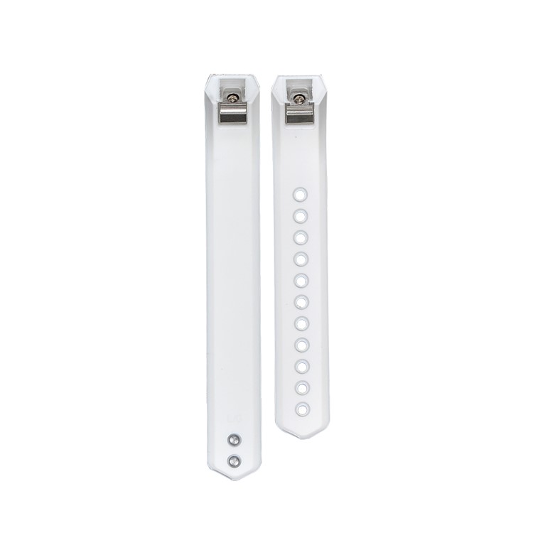 Twill Texture TPE Watch Strap, Length: 19cm for Fitbit Alta - White-3