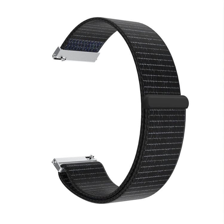 Velcro Closure Nylon Watch Band Strap for Samsung Gear S3 Classic/Frontier - Black-4