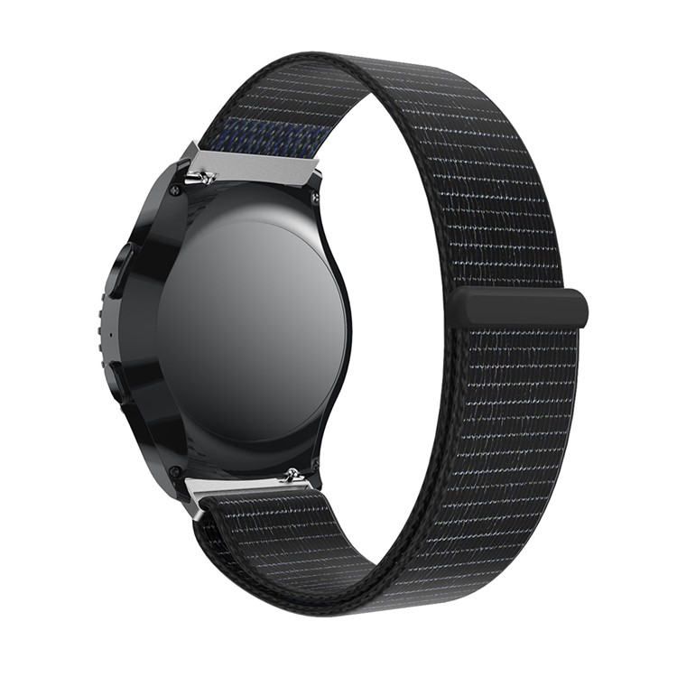 Nylon Velcro Closure Watch Band Replacement for Samsung Gear S2 - Black-1