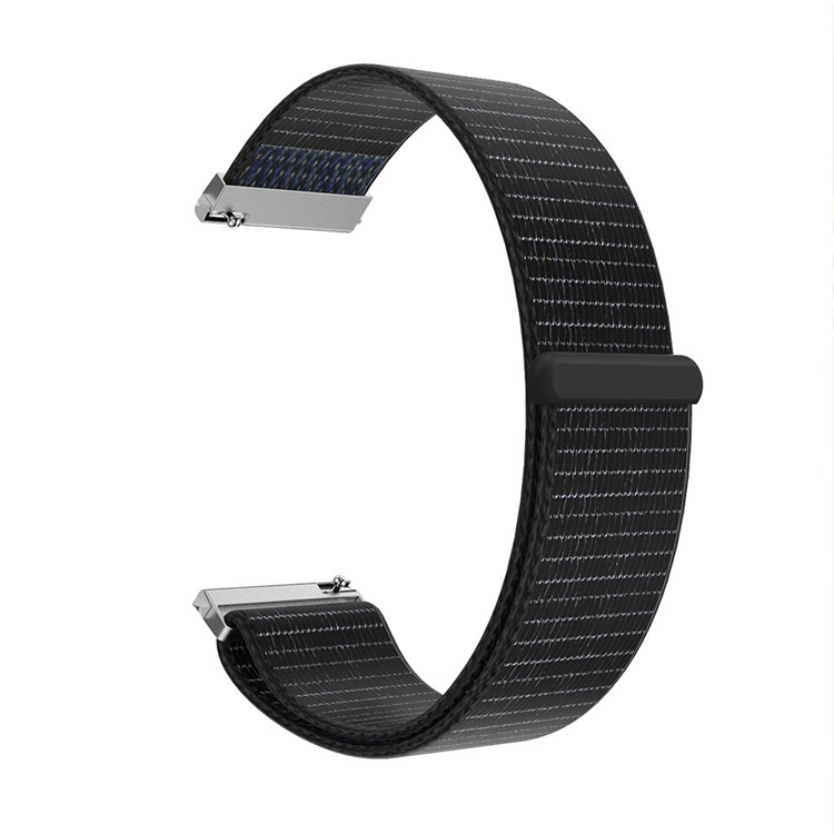 Nylon Velcro Closure Watch Band Replacement for Samsung Gear S2 - Black-4
