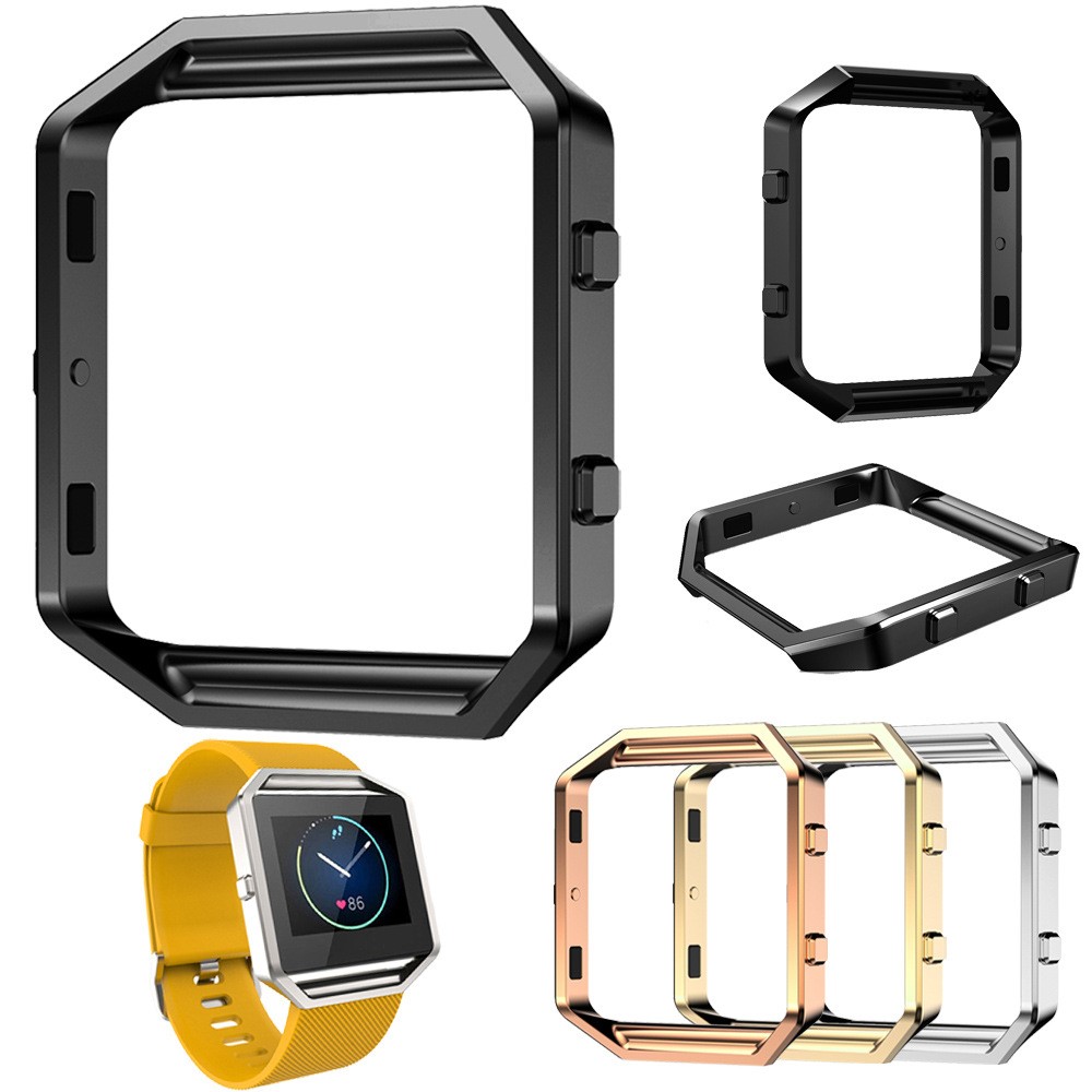 Marco De Reloj De Acero Inoxidable 316 Para Fitbit Blaze - Negro-4