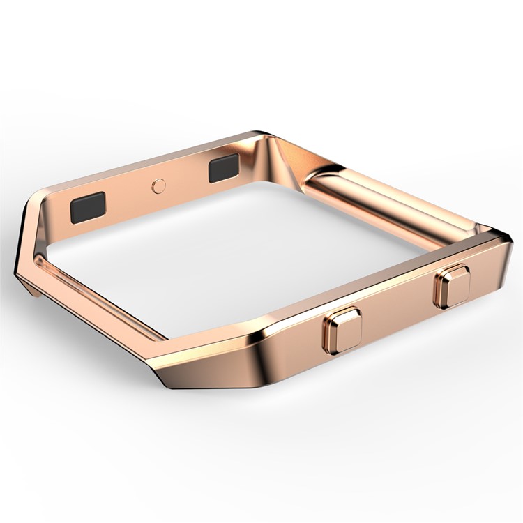 316 Stainless Steel Watch Frame Replacement for Fitbit Blaze - Rose Gold-2