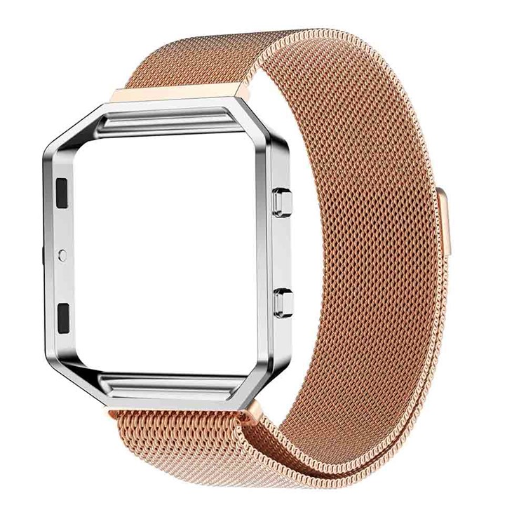 316 Stainless Steel Watch Frame Replacement for Fitbit Blaze - Rose Gold-8