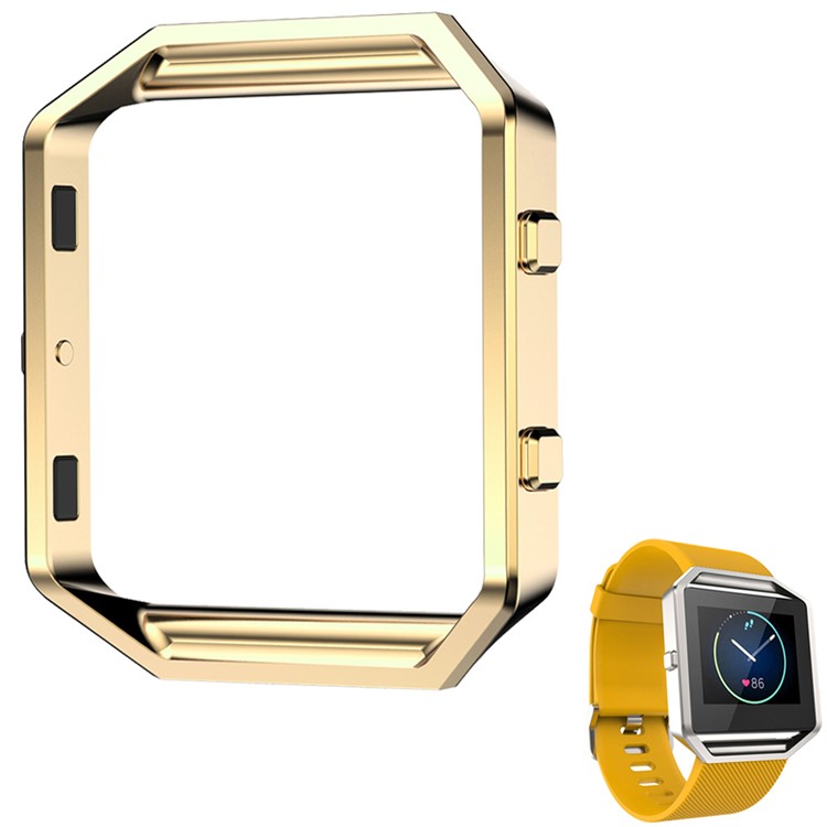 316 Stainless Steel Watch Frame Case for Fitbit Blaze - Gold-1