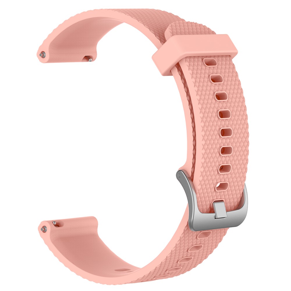 Adjustable Soft Silicone Watch Band Replacement for Garmin Vivoactive 3 / Vivomove HR (9.1+10.7cm) - Pink-3