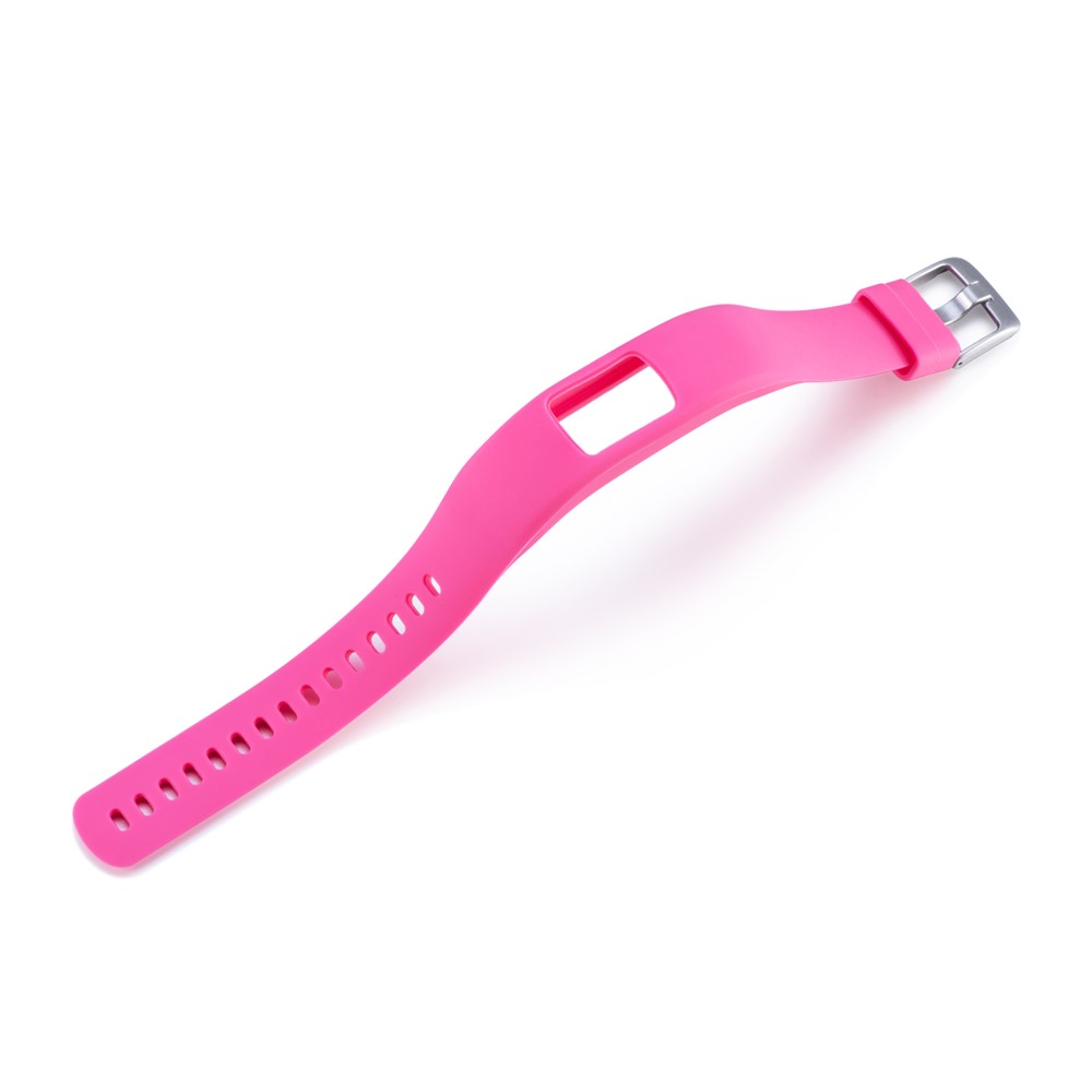 Soft Silicone Watch Strap Replacement for Garmin VivoFit 4, Length: 23cm - Rose-3