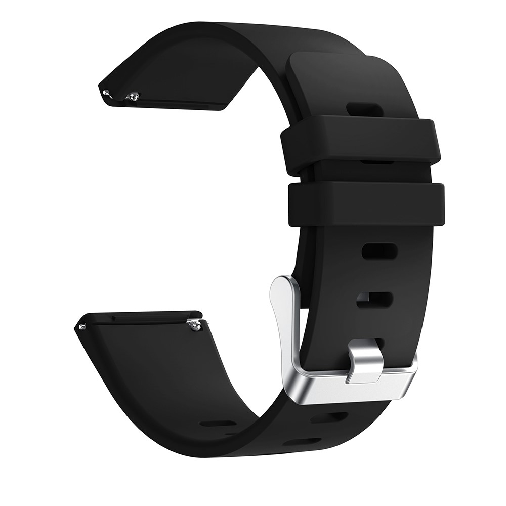 Muñequera De Reloj De Silicona Ajustable, Longitud: 102 + 95 Mm Para La Versión De Fitbit - Negro-1