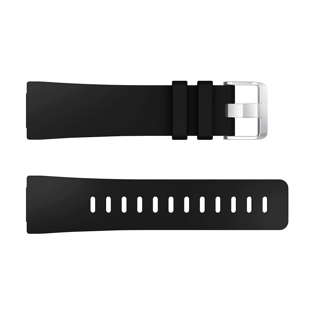 Muñequera De Reloj De Silicona Ajustable, Longitud: 102 + 95 Mm Para La Versión De Fitbit - Negro-4