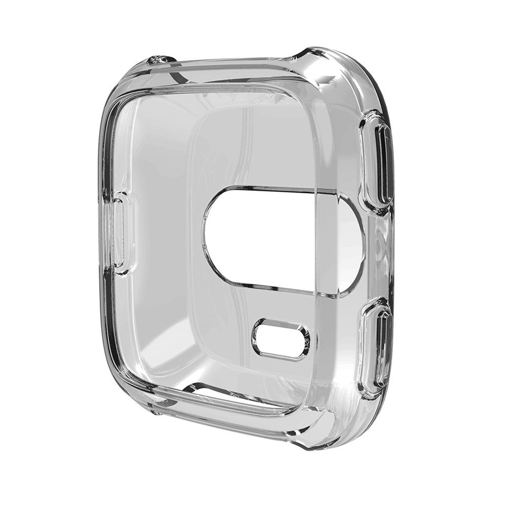 Soft Protective TPU Case Shell for Fitbit Versa - Grey-4