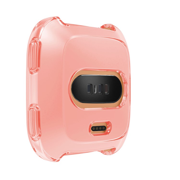 Soft Protective TPU Case Accessory for Fitbit Versa - Pink-3