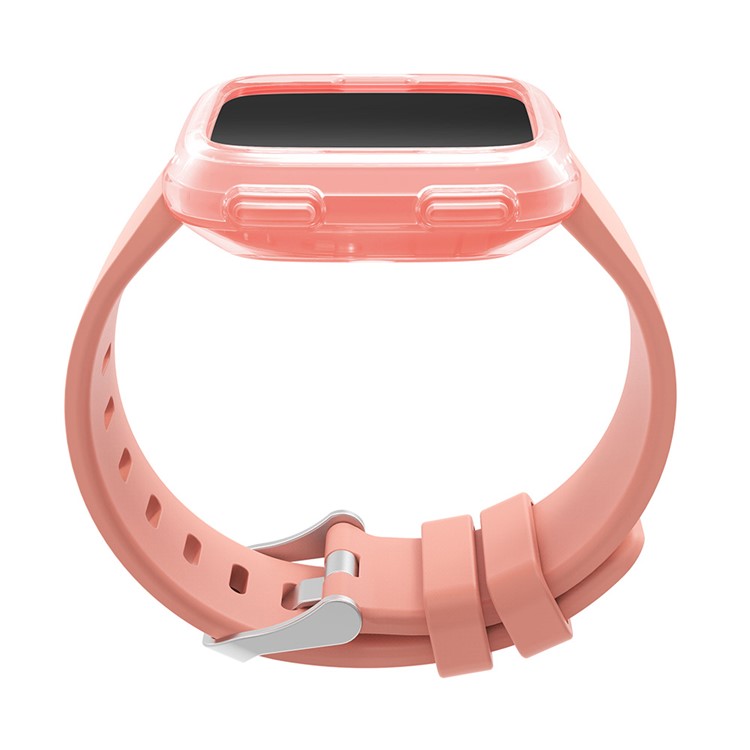 Soft Protective TPU Case Accessory for Fitbit Versa - Pink-6