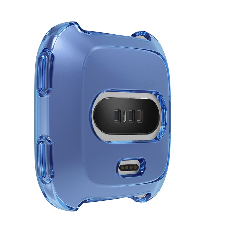 Flexible Protective TPU Housing Cover for Fitbit Versa - Blue-3