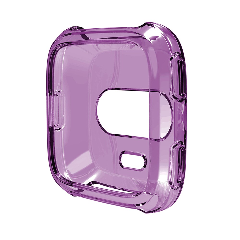 Flexible TPU Protector Case Cover for Fitbit Versa - Purple-4