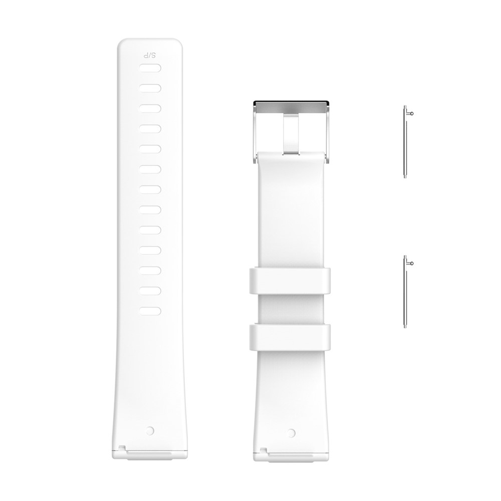 TPE Watch Strap Replacement for Fitbit Versa - Size: S / White-2