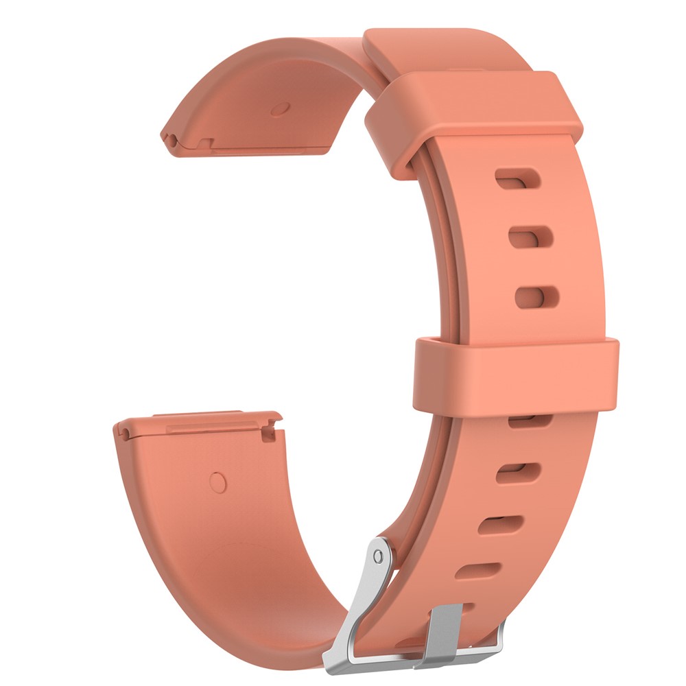 Flexible Soft TPE Watch Strap Replacement for Fitbit Versa - Size: S / Rose Gold-1