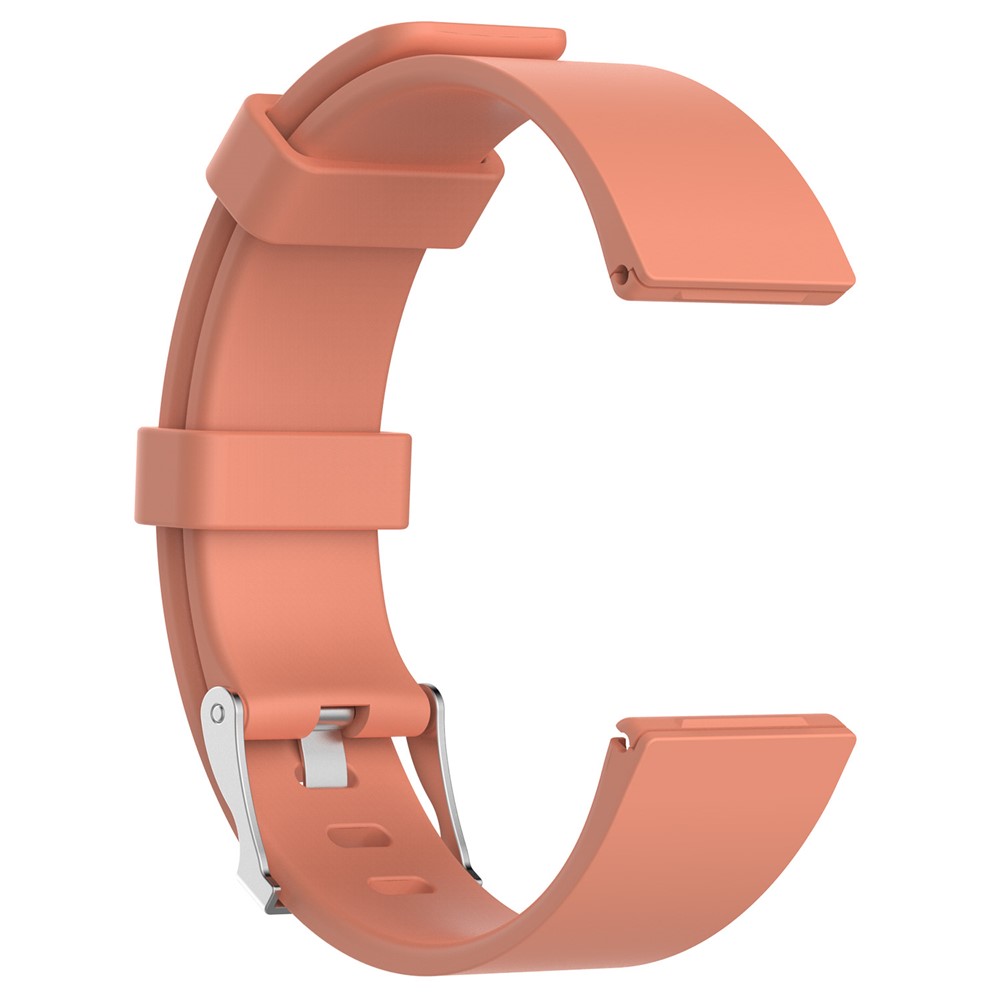 Flexible Soft TPE Watch Strap Replacement for Fitbit Versa - Size: S / Rose Gold-3