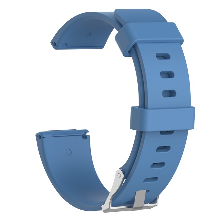Soft TPE Wristwatch Strap Replacement for Fitbit Versa - Size: S / Baby Blue-1
