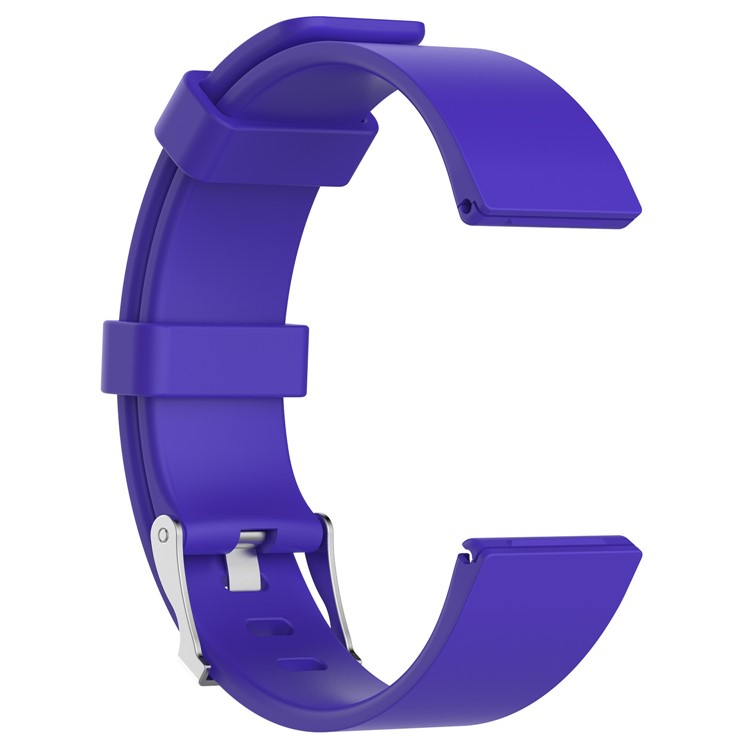 Flexible Soft TPE Replacement Watch Band for Fitbit Versa - Size: S / Dark Purple-3