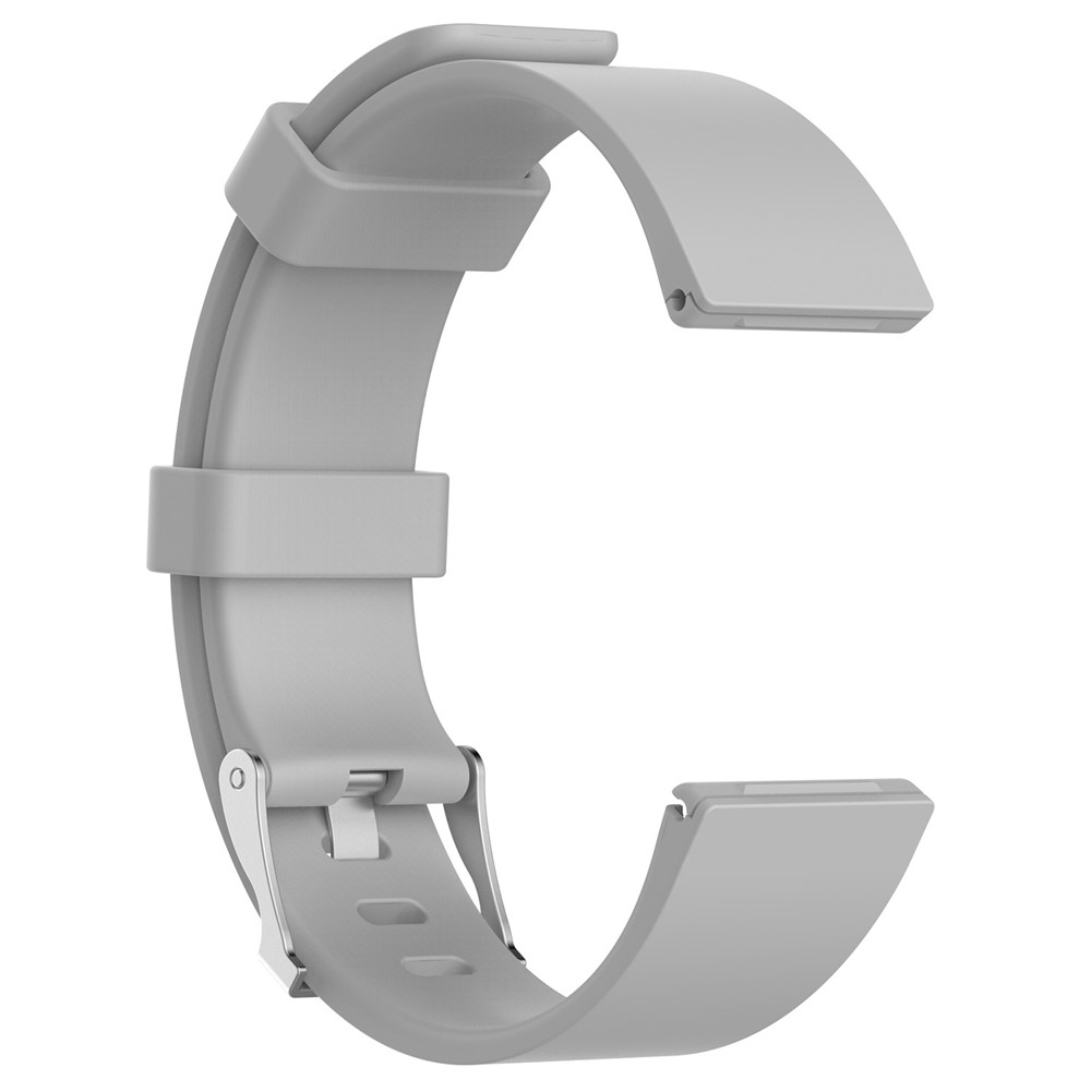 TPE Watchband Replacement for Fitbit Versa - Size: L / Grey-3