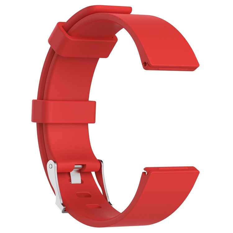 TPE Watch Band Strap for Fitbit Versa - Size: L / Red-3