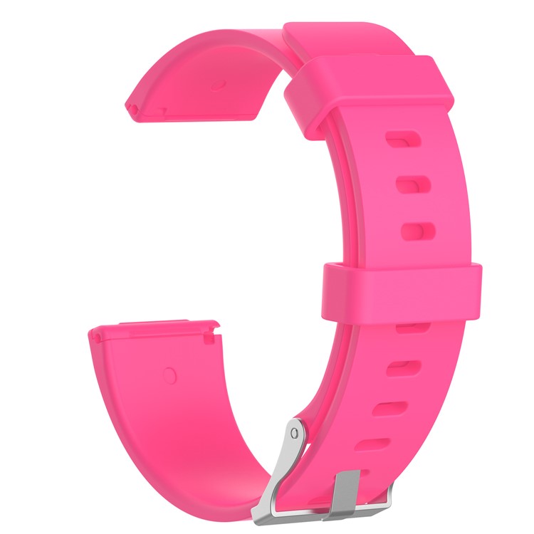 TPE Watch Bracelet Replacement for Fitbit Versa - Size: L / Rose-1