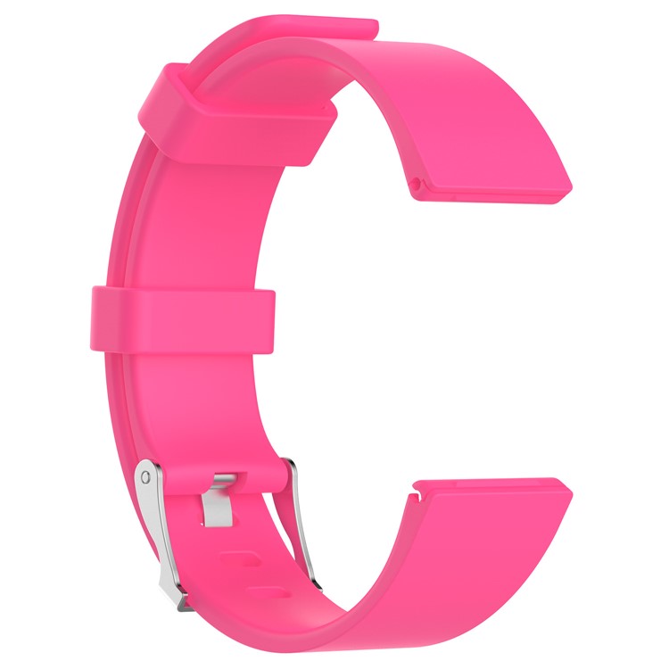 TPE Watch Bracelet Replacement for Fitbit Versa - Size: L / Rose-3