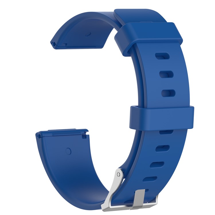 FlexibleTPE Watchband Strap for Fitbit Versa - Size: L / Dark Blue-1