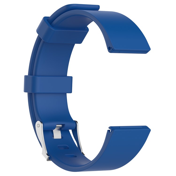 FlexibleTPE Watchband Strap for Fitbit Versa - Size: L / Dark Blue-3