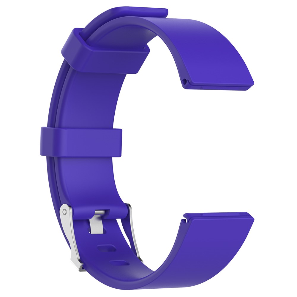 Soft TPE Watch Strap Band for Fitbit Versa - Size: L / Dark Purple-3