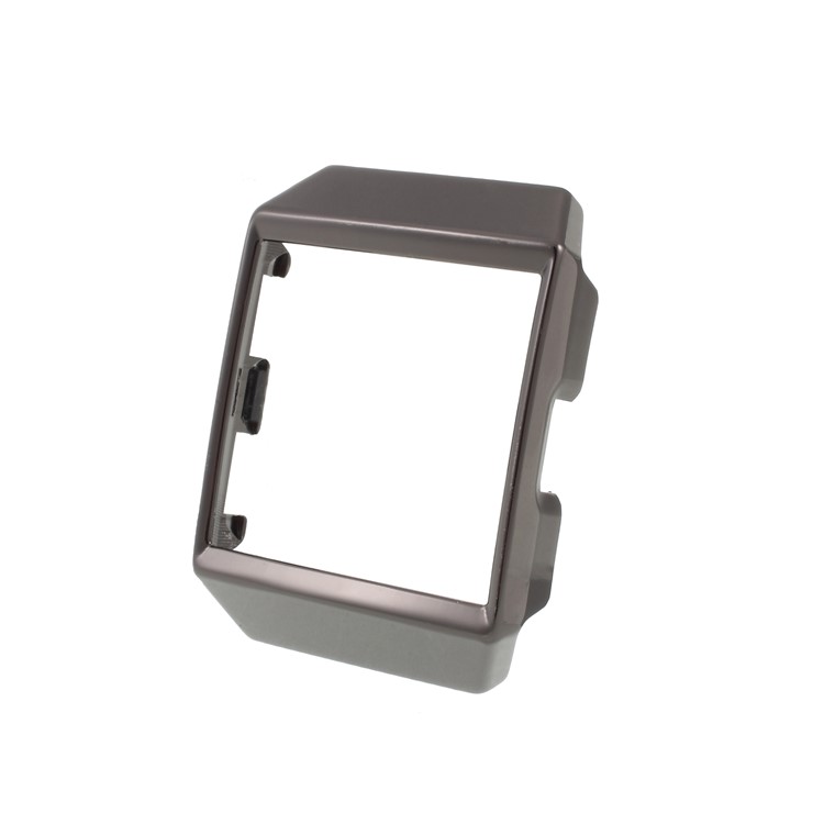 Electroplating Aluminum Alloy Watch Frame Case for Fitbit Ionic - Black-4