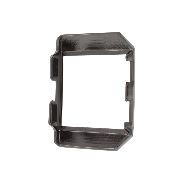 Electroplating Aluminum Alloy Watch Frame Case for Fitbit Ionic - Black-5