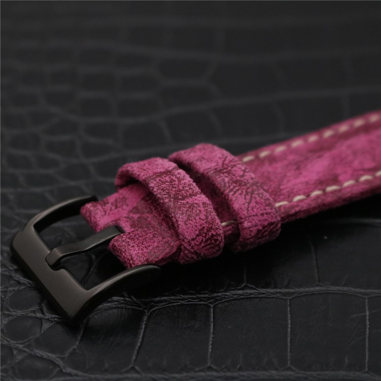 PU Leather Stainless Steel Wrist Watch Strap Bracelet Replacement (20mm) for Fossil Q Venture - Rose-3