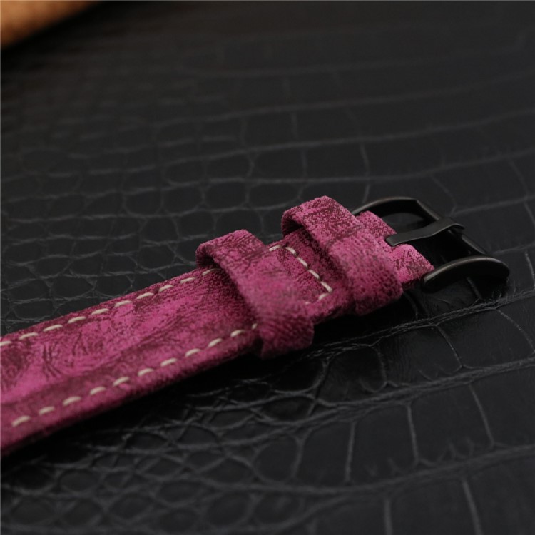 PU Leather Stainless Steel Wrist Watch Strap Bracelet Replacement (20mm) for Fossil Q Venture - Rose-5
