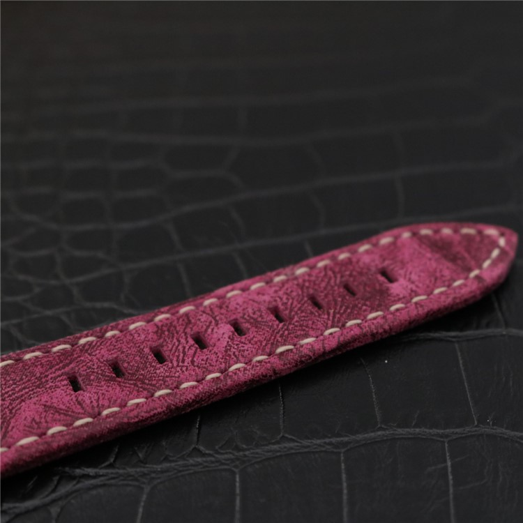 PU Leather Stainless Steel Wrist Watch Strap Bracelet Replacement (20mm) for Fossil Q Venture - Rose-6