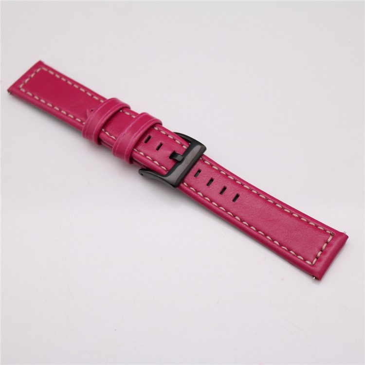 Stylish PU Leather Wrist Watch Band (18mm) for Fossil Q Venture - Rose-4