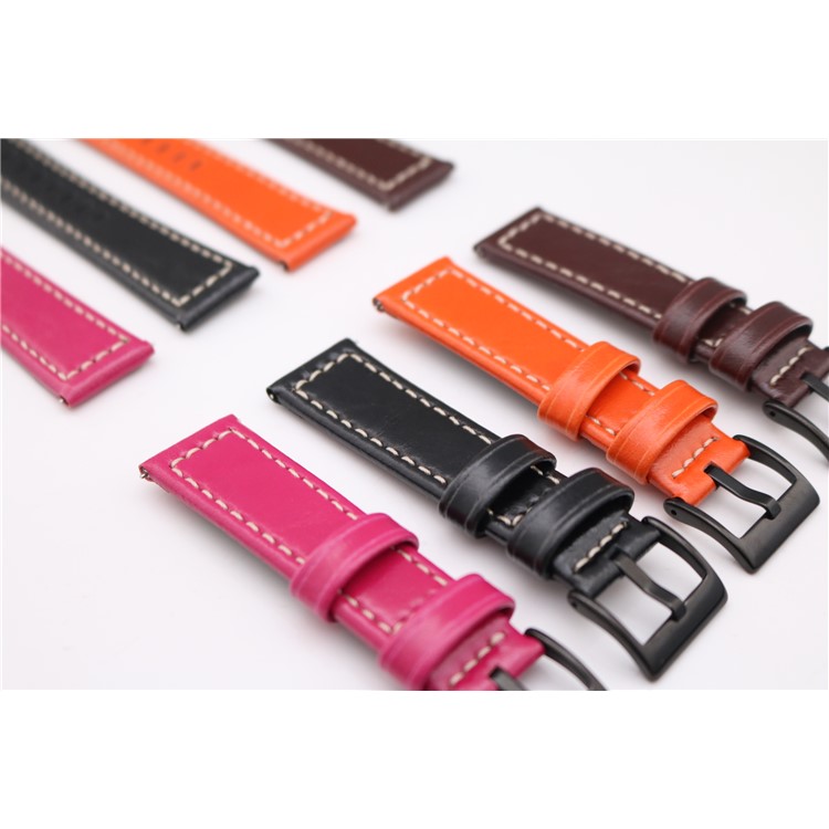 Stylish PU Leather Wrist Watch Band Replacement (18mm) for Fossil Q Venture - Brown-11