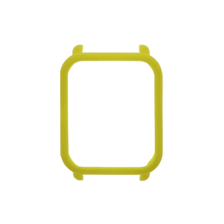 Pure Color Alloy Protector Watch Cover for Huami Amazfit Smart Watch Youth Edition - Yellow-6