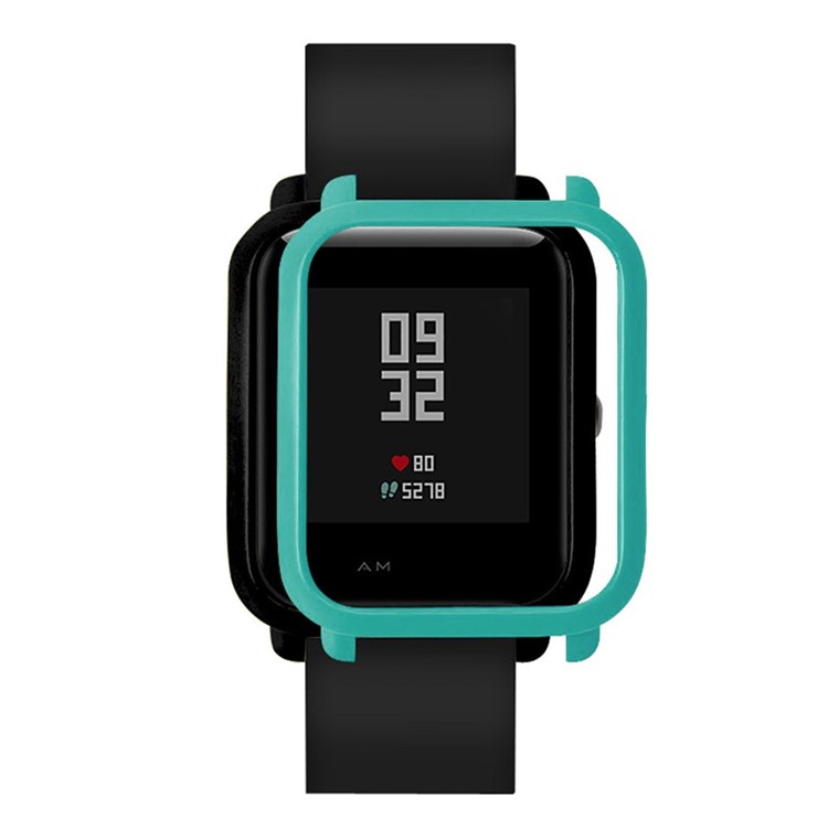 Pure Color Alloy Protector Watch Shell for Huami Amazfit Smart Watch Youth Edition - Cyan-1
