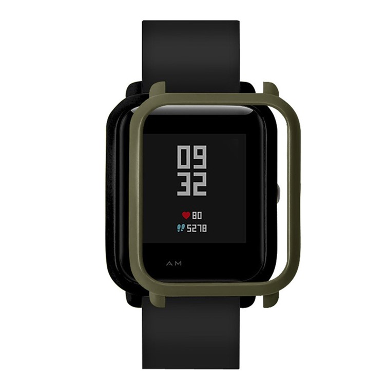 Pure Color Alloy Watch Protective Case Shell for Huami Amazfit Smart Watch Youth Edition - Army Green-1