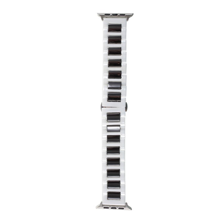

Stainless Steel Ceramic Watch Strap Replacement for Apple Watch Series 4 44mm, Series 3 / 2 / 1 42mm - Black