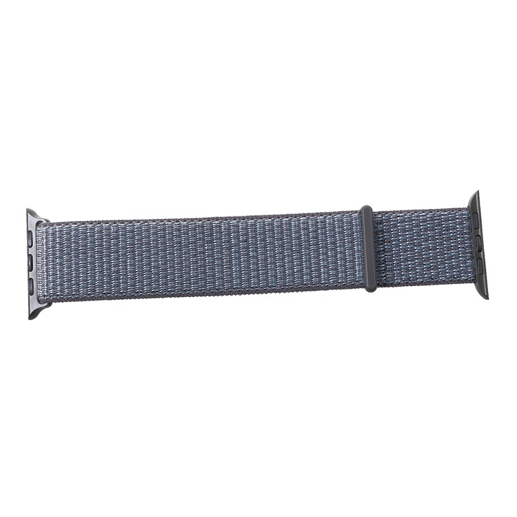 Velcro Nylon Watch Band for Apple Watch Series 4 40mm, Series 3 / 2 / 1 38mm - Grey-2