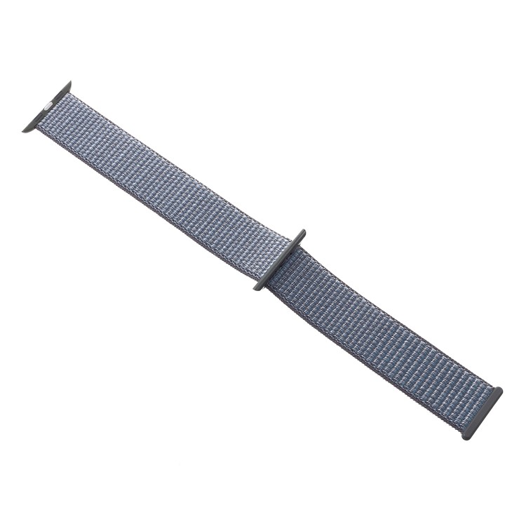 Velcro Nylon Watch Band for Apple Watch Series 4 40mm, Series 3 / 2 / 1 38mm - Grey-3