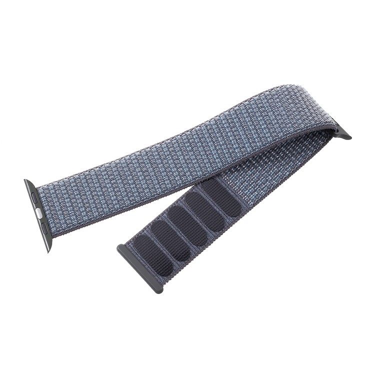 Velcro Nylon Watch Band for Apple Watch Series 4 40mm, Series 3 / 2 / 1 38mm - Grey-6