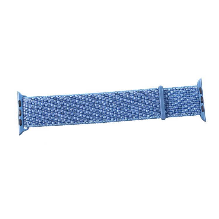 Velcro Magnetic Nylon Watch Band for Apple Watch Series 5 4 44mm, Series 3 / 2 / 1 42mm - Baby Blue-2