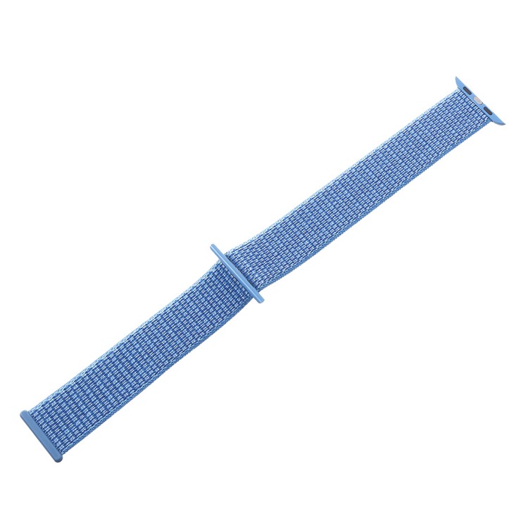 Velcro Magnetic Nylon Watch Band for Apple Watch Series 5 4 44mm, Series 3 / 2 / 1 42mm - Baby Blue-3